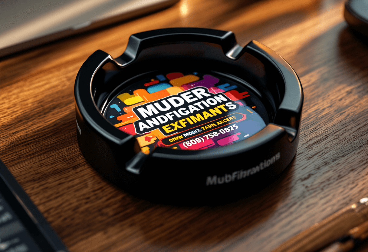 Cendrier Publicitaire Personnalisé - Format Idéal